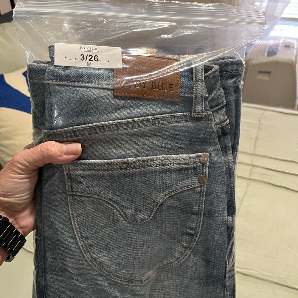 Judy Blue Light Blue Flare & Wide Leg Jeans